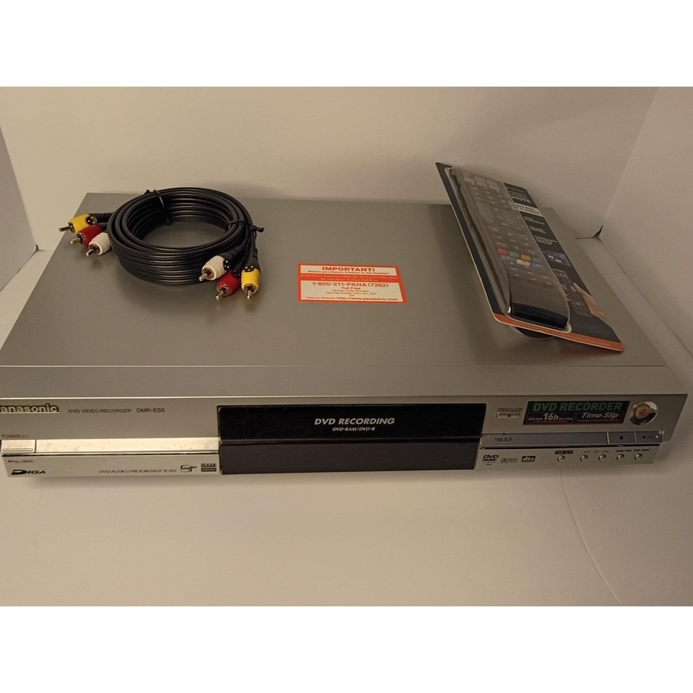 Panasonic DMR-E55P dvd recorder Tested Works Perfectly with remote